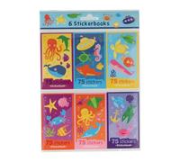 Set di 6 adesivi con cimeli subacquei, set di 6 adesivi per bambini