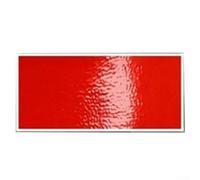 Set di 6 adesivi riflettenti in vinile per cerchioni auto, adatti per 18 21, materiale impermeabile (rosso)