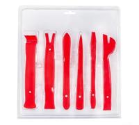 Set di 6 attrezzi per lo smontaggio di sistemi audio, pannelli delle portiere e finiture del cruscotto con bordi arrotondati resistenti ai graffi