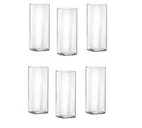 Set di 6 bicchieri Bibita 41cl Liquori cocktail long drink in vetro soffiato