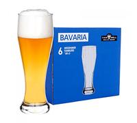 Set di 6 bicchieri da birra di frumento Bavaria 0,5 litri, calibrati