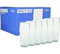Set di 6 bicchieri da birra Willi 0,5 L calibrati