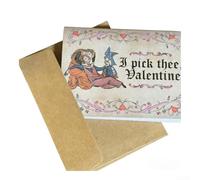 Set di 6 biglietti di auguri medievali con immagini incrociate progettate per la risonanza tematica Blade Queen (E)