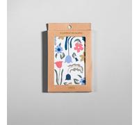 Set di 6 bigliettini e 6 buste con motivo floreale multicolore