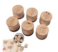 Set Di 6 Bobine Da Parcheggio - Portafilo Magnetico 2x2x1,9 Cm, Organizer Per Riporre Il Filo | Accessorio Per Punto Croce, Porta Filo Da Ricamo Per Gli Appassionati Di Artigianato, Principianti, Uso