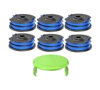 Set di 6 bobine di ricambio e 1 tappo per decespugliatori Greenworks 21212 21272