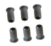Set di 6 boccole per corde per chitarra elettrica, colore nero