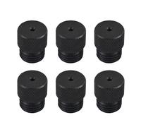 Set di 6 boccole per trapano multiuso in acciaio al carbonio, con manicotto antiruggine per un posizionamento perfetto dei fori delle viti da 2 mm a 10 mm, guida nera