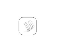 Set di 6 braccialetti a catena impilabili in oro per donne e uomini, placcati in oro 14 ct/argento, delicato braccialetto a strati a spina di pesce cubano con clip di carta, braccialetto a catena alla