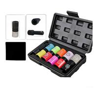 Set di 6 bussole reversibili per pneumatici, con protezioni in nylon staccabili per ruote resistenti alla ruggine per attrezzi meccanici di servizio