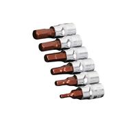 Set di 6 bussole robuste a induzione, temprate a induzione, punte per la manutenzione delle attrezzature di precisione e l'ingegneria, strumento resistente all'usura