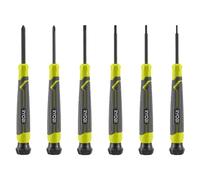 Ryobi RHSDSPC6 Set Giraviti Precisione Capuccio Girevole Punta Anti-Ossidazione