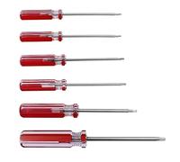 Set di 6 cacciaviti triangolari magnetici da 1,8 mm, 2,0 mm, 2,3 mm, 2,7 mm, 3,0 mm, 4,2 mm, strumento di riparazione per giocattoli e sostituzione della batteria