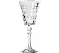 Set di 6 calici da acqua Marylin in vetro cristallino trasparente cl 26