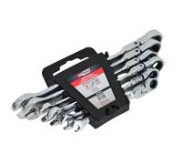 Set di 6 chiavi combinate a cricchetto AWTOOLS, da 8 a 19 mm