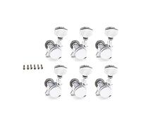 Set di 6 chiavi meccaniche per chitarra, set di viti a destra, sintonizzatori in linea 1:15 rapporto chitarra tuning chiave Pegs