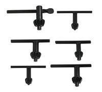 Set di 6 Chiavi per Mandrino Universali, Chiave per Trapano Elettrico in Acciaio al Carbonio, Compatibili con Dimensioni 4mm, 6mm, 10mm, 13mm, 16mm, 20mm, Ideali per Diverse Marche di Trapani