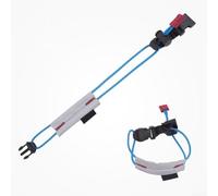 Set di 6 cinghie riflettenti regolabili per una visibilità notturna ottimale (blu)