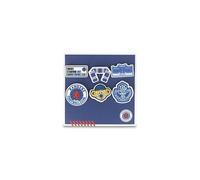 Set di 6 ciondoli per scarpe ufficiali del Glasgow Rangers FC, compatibili con Croc, con stemma del club