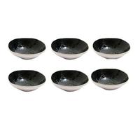 Set Di 6 Ciotole Per Muesli Prego Botanic Black Nero 18Cm A.U Maison Wa