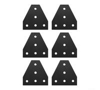 Set di 6 codici angolari in alluminio per stabilità del telaio della stampante 3D, compatibile con le dimensioni standard del profilo della scanalatura a T (T)