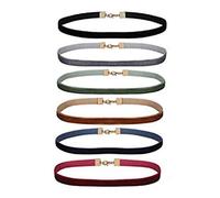 Set di 6 collane girocollo multicolore in velluto choker, collana gotica, vintage, collana da donna e ragazza, robusta e conveniente, lavorazione moderna