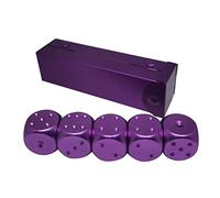 Set di 6 colori assortiti in lega di alluminio per giochi da tavolo, attività a tema, feste, 6 colori (confezione da 5)