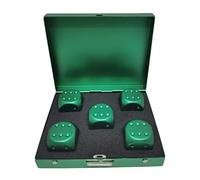 Set di 6 colori assortiti in lega di alluminio per giochi da tavolo, attività a tema, feste, 6 colori (confezione da 5)