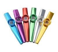 Set Di 6 Colori Di Kazoo Musicali In Metallo Buon Compagno Per Una Chitarra