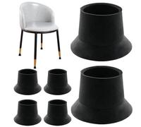 Set di 6 coperture per gambe in gomma per trampolino, copertura per tubo di salto, accessori per tubi di base, anti-attrito, riduzione del rumore, per esterni
