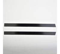 Set di 6 coperture per montanti in plastica PC nero per Honda per Accord 2008-2013 modanatura battente porta - resistente alla ruggine - strumento di installazione