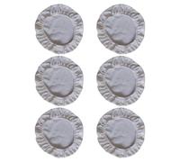 Set di 6 coperture riutilizzabili in cotone biologico multiuso per ciotole adatte ai consumatori