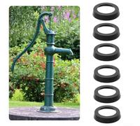 Set di 6 coppette in gomma da 75 mm per pompa a mano per beccuccio, progettate per mantenere l'efficienza della pompa e prevenire perdite d'acqua