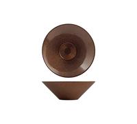 H&h glam bronze set 6 coppette, vetro, 11.5cm