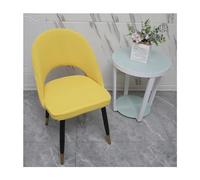 Set di 6 coprisedie lavabili con schienale curvo e tessuto elasticizzato senza braccioli, design con retro cavo, perfetti per la decorazione della cucina e del soggiorno