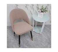 Set di 6 coprisedie lavabili elasticizzati per sedie da pranzo, con schienale curvo, senza braccioli, design in tessuto elastico, perfetti per la decorazione di casa e ristorante