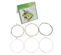 Set di 6 corde di apprendimento per chitarra elettrica in acciaio inox con struttura nuclei adatti per strumenti musicali corde per chitarra elettrica