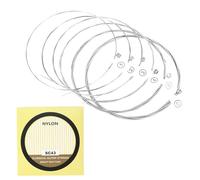 Set di 6 corde per chitarra .028-.043, set di corde per chitarra classica in nylon trasparente, nucleo acustico, forchetta acustica