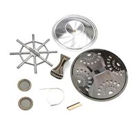 Set di 6 corde per chitarra con coni di risonanza per fori sonori, cordiera, ponte, selle, acustica, risonatore, accessori per chitarra