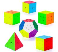 SET DI 6 CUBI MAGICI VELOCITÀ 2X2 3X3 CUBO DI RUBIK PER GIOVANI E ADULTI