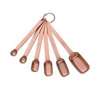 Set di 6 cucchiai dosatori in acciaio inox, cucchiaino, caffè, zucchero, utensili da cucina