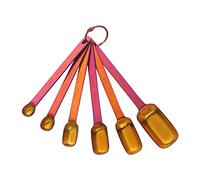 Set di 6 cucchiai dosatori in acciaio inox, cucchiaino, caffè, zucchero, utensili da cucina
