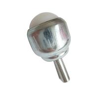 Set di 6 cuscinetti a sfera in nylon da 25 cm con bullone per trasmisse li se a rotelle