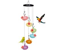 Set di 6 dispenser per acqua - Jays Robins Sparrows Mangime per osservare gli selvatici per davanzali, parchi il suo design unico crea melodico