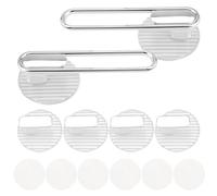 Set di 6 eleganti elastici per capelli, facili da installare, organizer versatile per la casa