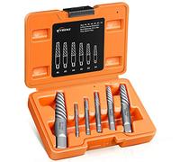 Set di 6 estrattori per viti a spirale, per rimozione viti Cr-MO Easy Out Bolt Extractor Set di fantastici gadget per uomo, rimozione di viti spogliate e bulloni rotti