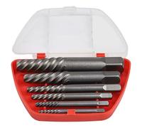 Set di 6 estrattori per viti, kit di estrattori per bulloni | Questo set di estrattori da sei pezzi rimuove facilmente viti e bulloni danneggiati, arrugginiti o rotti da varie superfici.