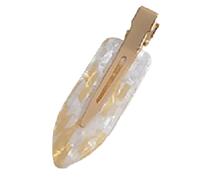 Set di 6 fermagli per capelli da donna, senza cuciture, senza impronte, fermagli per capelli in metallo, accessori per capelli per pony, acconciatura, trucco quotidiano, oro bianco