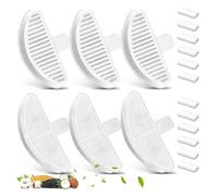 Set di 6 filtri di ricambio e set di 12 spugne filtranti per fontana automatica senza fili da 2 l, filtro fontana d'acqua per gatti, filtri fontana ad acqua per animali domestici