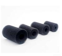 Set di 6 filtri in spugna nera per acquario, pre-filtro in schiuma, scatola di aspirazione rotonda, materiale di filtrazione biochimico in cotone per animali domestici (3,5 x 6 x 1 cm)